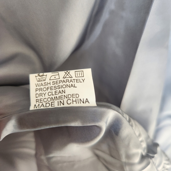 Blazer - 3 button flared bottom collared plaid fitted lightweight lined jacket - Picture 11 of 14